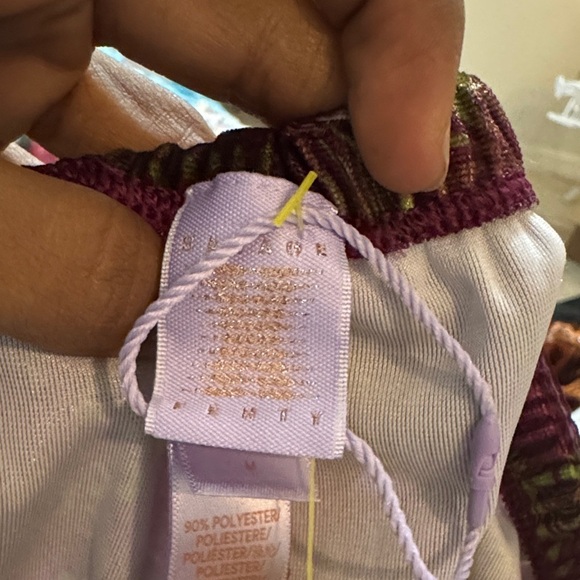 NWOT Savage by Fenty PJ shirt Psychedelic Velvet Sleep set size medium - Picture 7 of 9